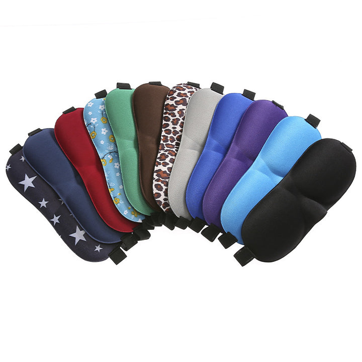 Lightweight and Reusable Blackout Sleep Eye Protection 3D Contoured Eye Mask