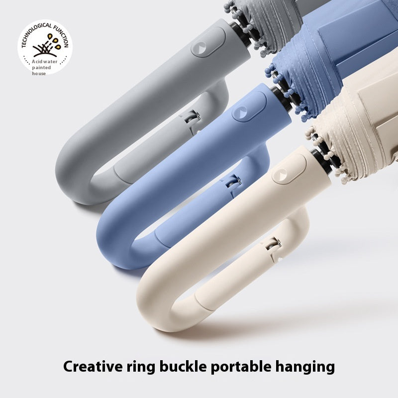 Fully Automatic Buckle Rain And Light Dual-use Sunscreen Umbrella