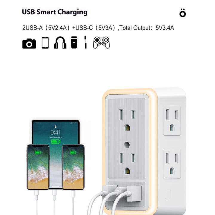 MSCIEN 1PC US To EU Travel Plug Adapter