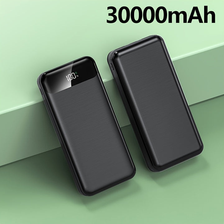 Slim and Fast 30000mah Power Bank External Phone Battery for Smartphones and Tablets