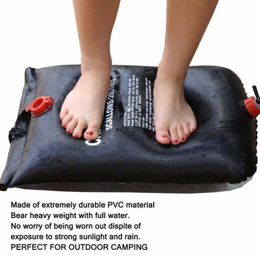 Portable and Lightweight Easy to Fill Outdoor Camp Shower Bag for Travel