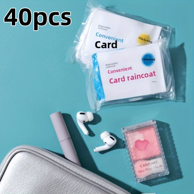 20/30/40pcs Universal Compressed Raincoat