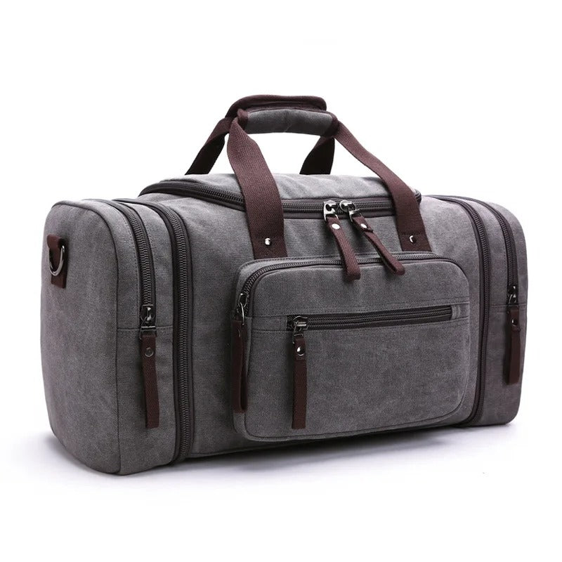 Stylish Markroyal Canvas Large Capacity Hand Carry Gym and Travel Duffle Bag