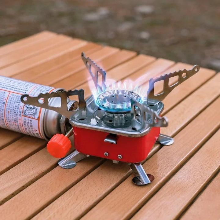 Outdoor Mini Square Cooktop Portable Folding Gas Cooktop