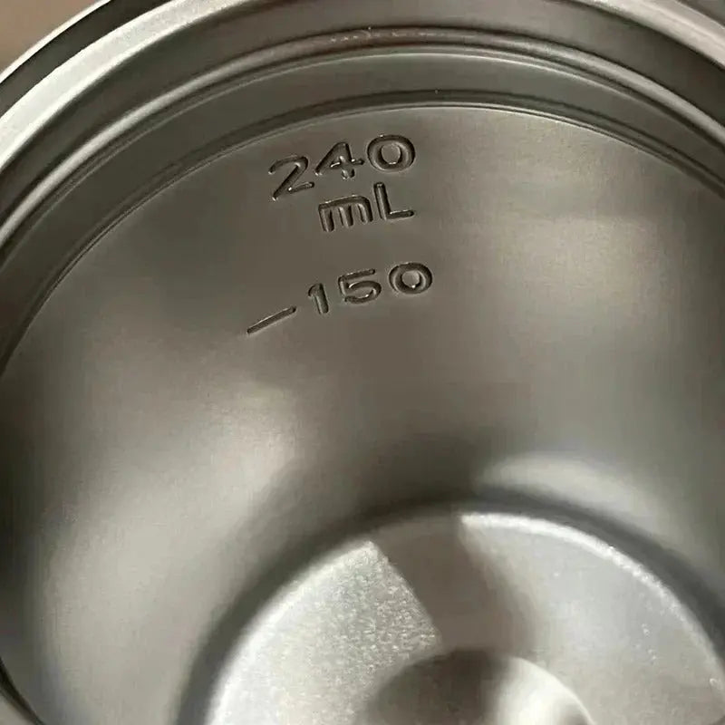 D14 Tumbler Thermos Mug Milky White Coffee Mug