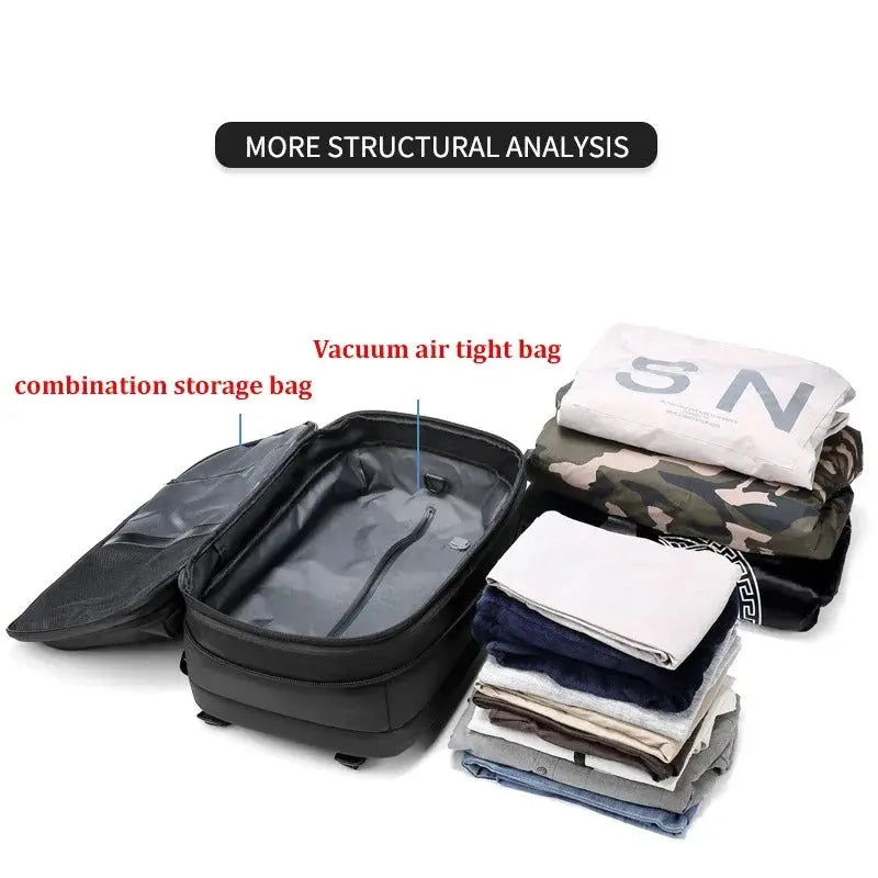 Purchase Vacuum Compression Water Resistant Expandable Travel Backpack