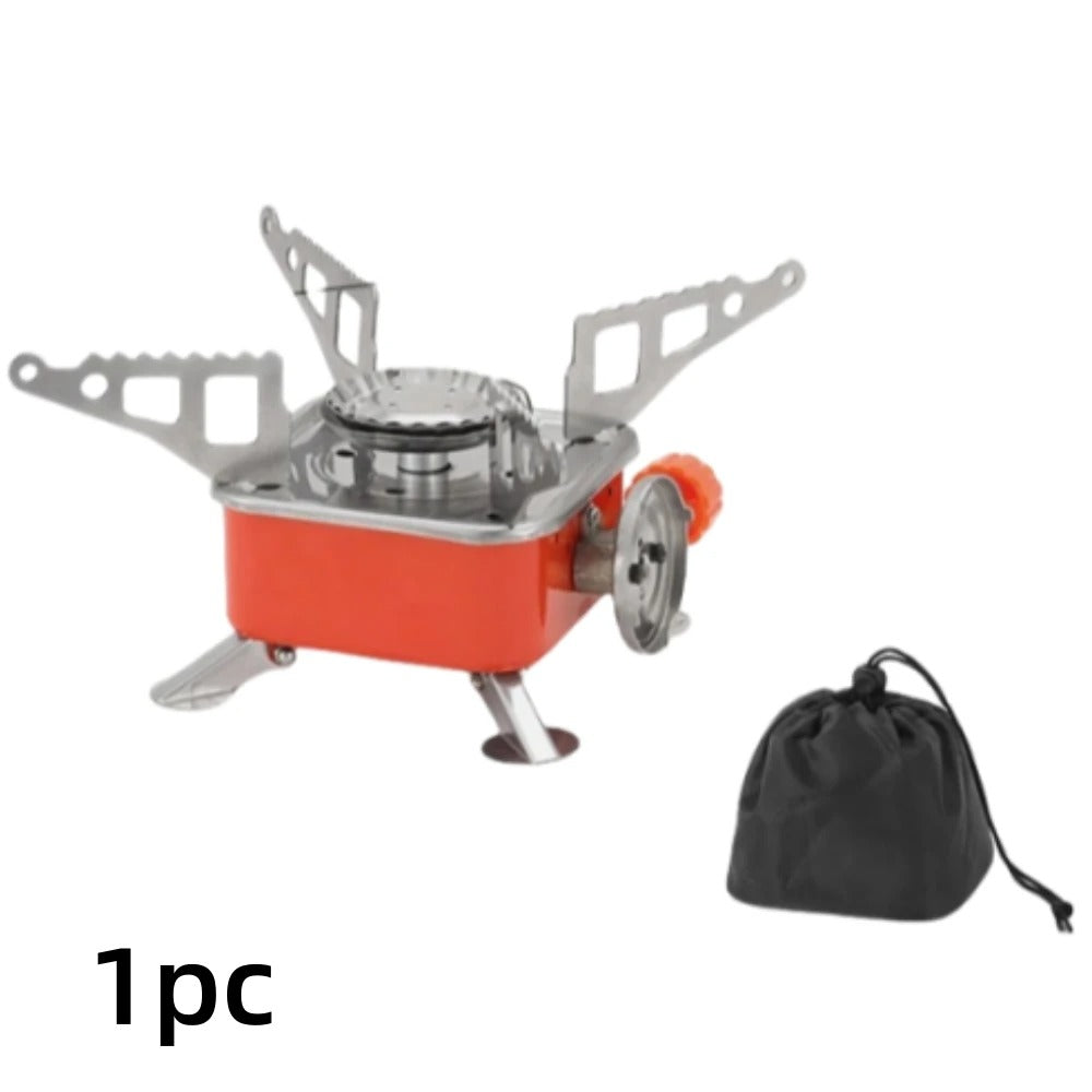 Outdoor Mini Square Cooktop Portable Folding Gas Cooktop